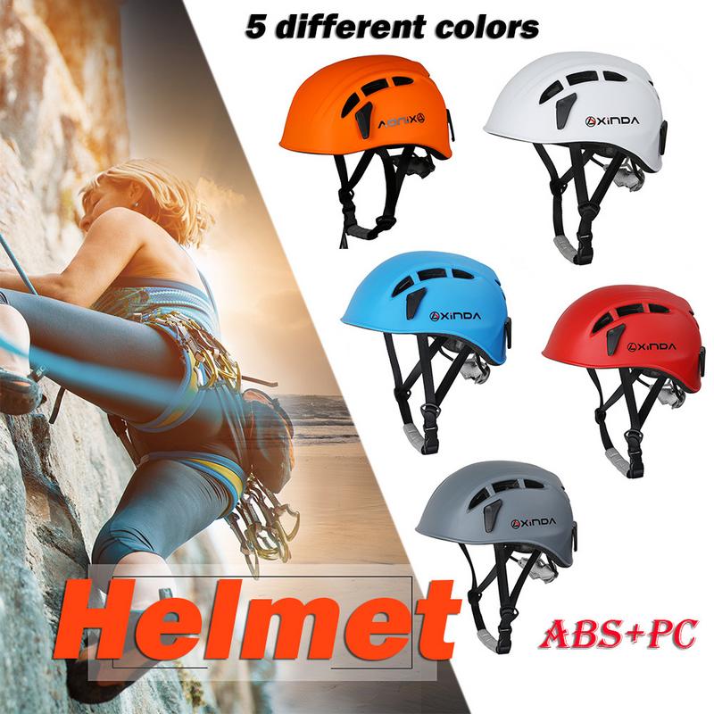 Unisex Outdoor Rock Climbing Helmet Outdoor Sports Safety Equipment Helmet Caving Rescue Mountaineering Protected Helmet