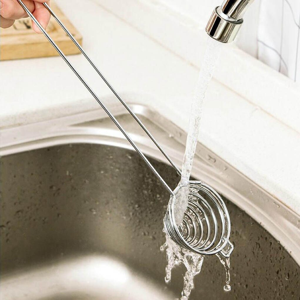 Eiwit Separator Spiraal Roestvrij Staal Eiwit Separator Eigeel Remover Divider Met Lange Handvat Keuken Tool