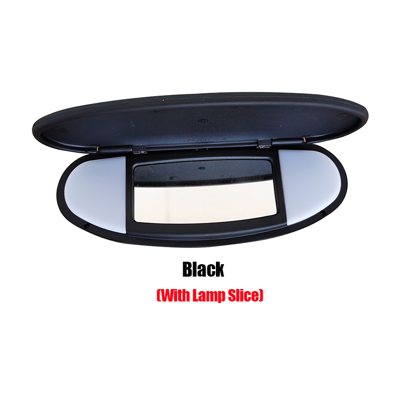 Pare-soleil de voiture, boîtier de panneau de pare-soleil, couvercle de miroir de vanité pour MINI Cooper S One D JCW R55 R56 R57 R59 R60, accessoires d'intérieur: Rouge