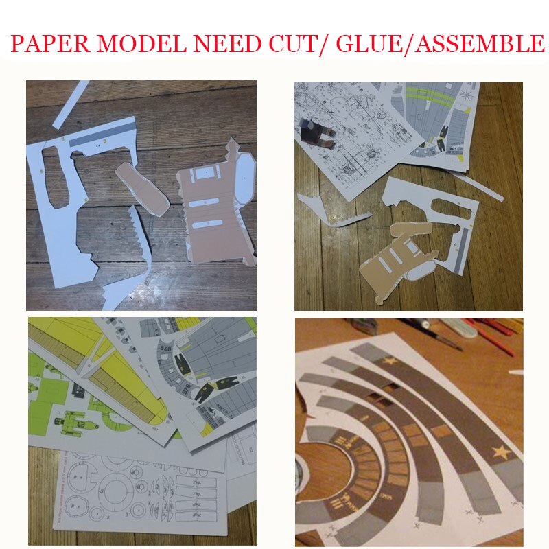 Papier Model De Science Fiction Ruimte Station Shenzhou 10 Ruimtevaartuig