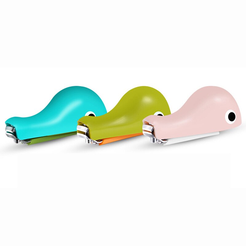 Dolfijnen nagelschaartje, veiligheidsnagelknipper, babytrimmer, mini-manicuresnijder, schattige dolfijnpatroon babyschaar 2 bij 034