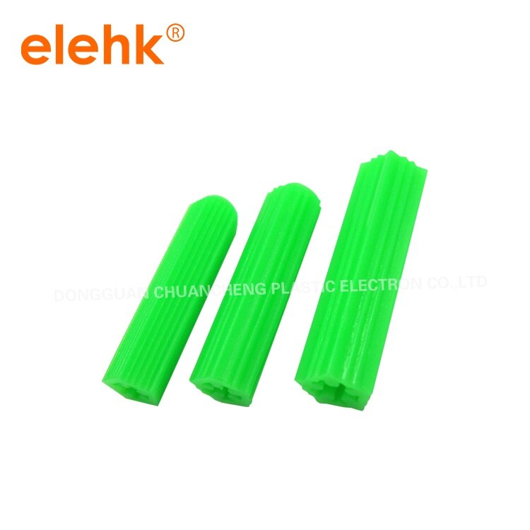 100 stk plastik ankerskrue ekspansionsvægprop 6 x 27mm ( huls bor 35mm)  (bor dia 6mm)