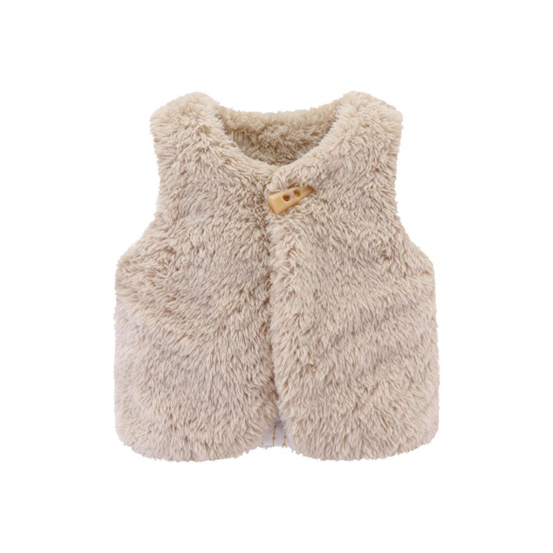 Lamswol Vest Herfst Winter Baby Kids Kleding Jassen Voor Jongen Meisje Vest Vesten Kleding