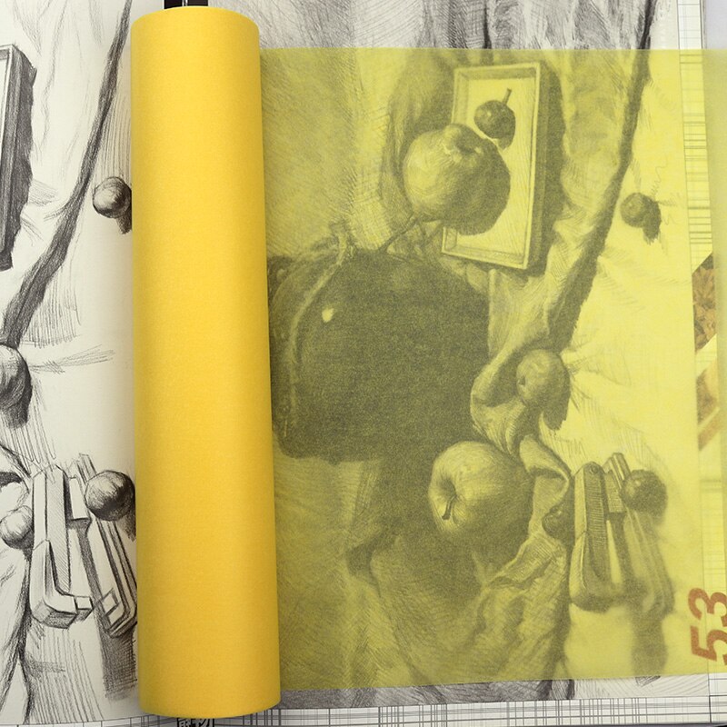 Sketch Tracing Paper Roll Drawing Paper Watercolor Architectural Copy Paper Artist Painting Supplies 12/18/24&quot; x 50 Yards
