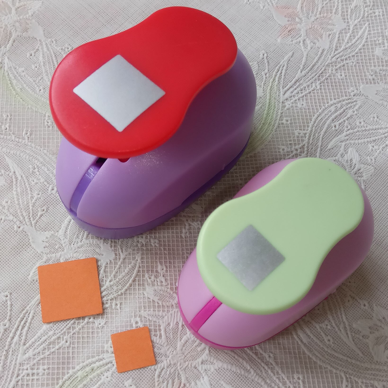 Perforadora de forma cuadrada para manualidades, cortador de papel de espuma EVA, perforadora de agujeros para manualidades, DIY, escuela, 18mm-53mm,