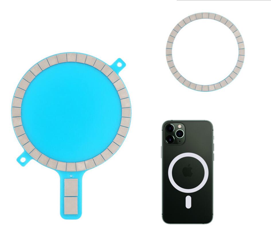 Magnetische ladehülle für kabelloses laden für iphone 12 mini , 12, 11 pro max, xs ,  xr 8 – starke magnetische rückseite mit magsafe-unterstützung