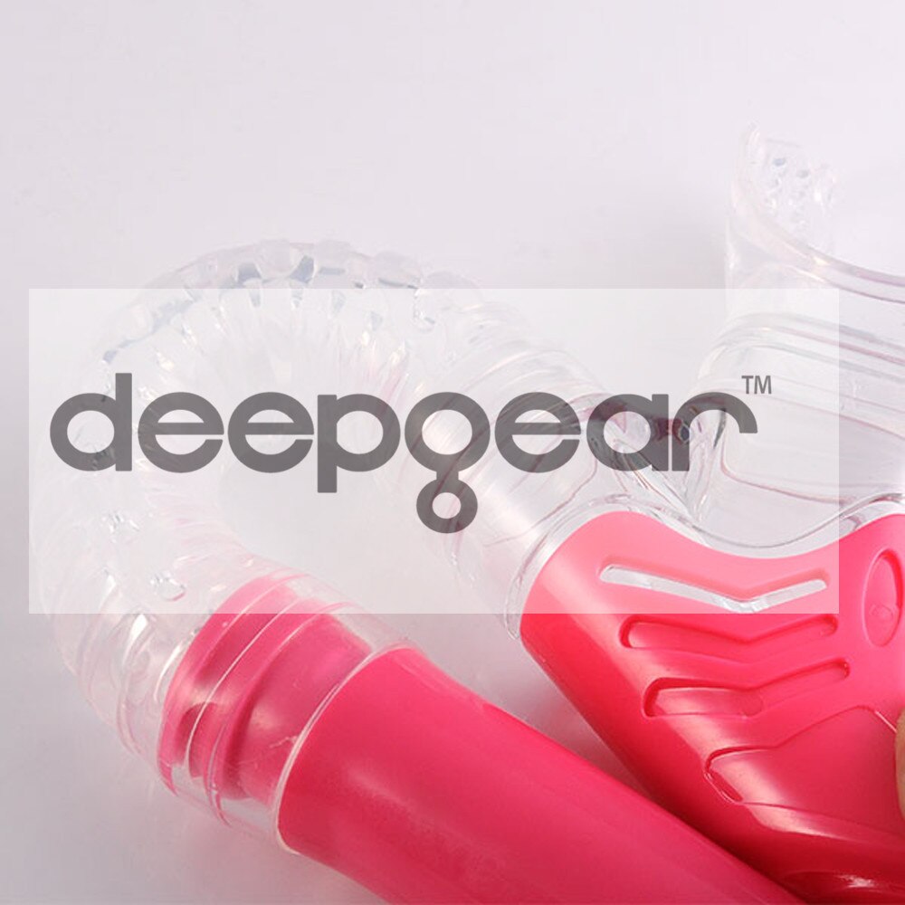 DEEPGEAR Dry snorkel Watersplash diving snorkels for adult diving and swimming Silicone snorkel swimming diving snorkel gears