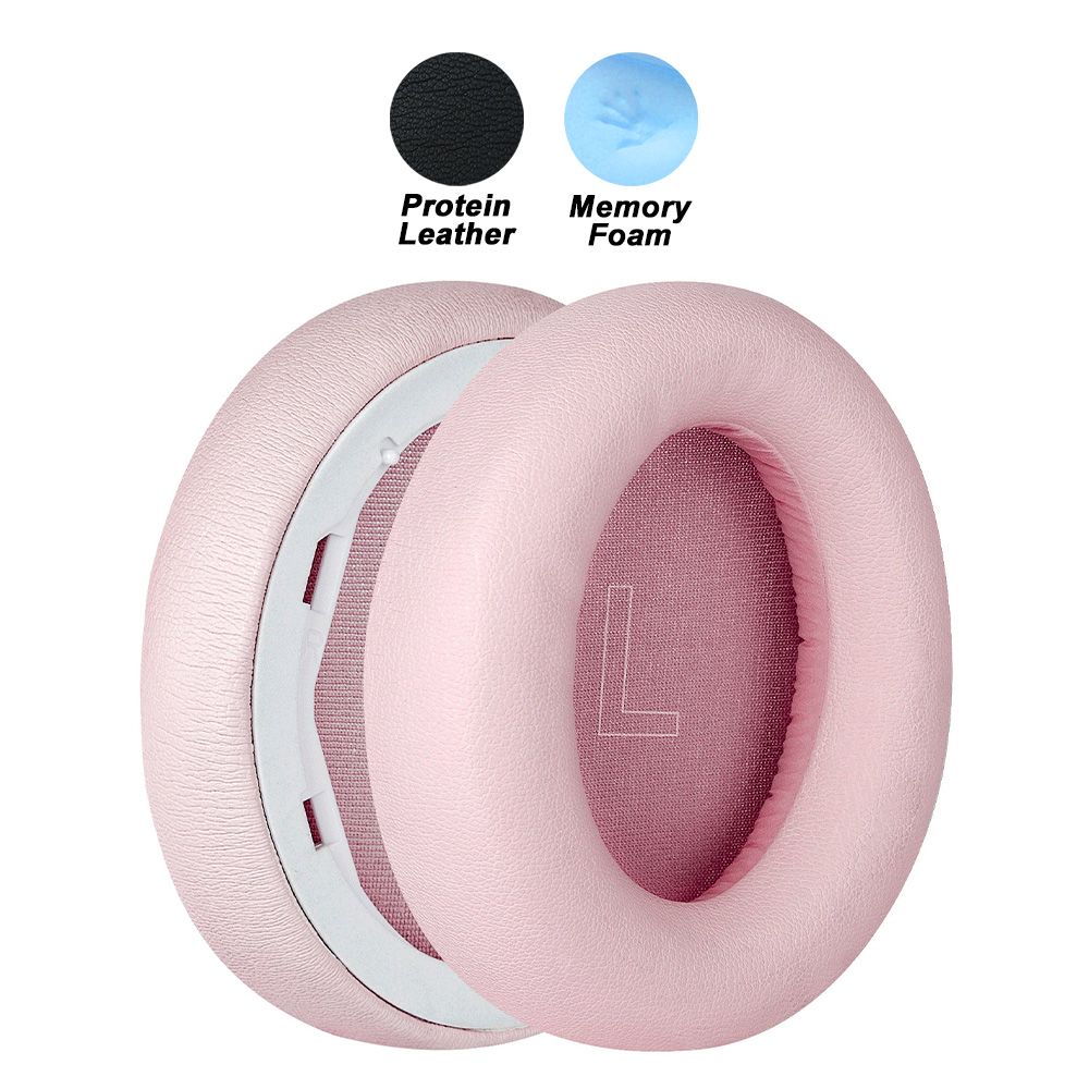 Kopfhörerpolster für Anker Soundcore Life Q30 Q35 Ersatz rosa Ohrpolster Kopfhörer Ohrenschützer Mesh Memory Covers Schwamm Protein: Dark Grau