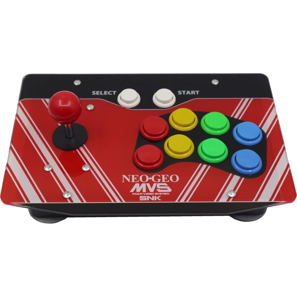 RAC-J500S 10 pulsanti Arcade Joystick USB cablato pannello acrilico per PC NEO GEO MVS SNK