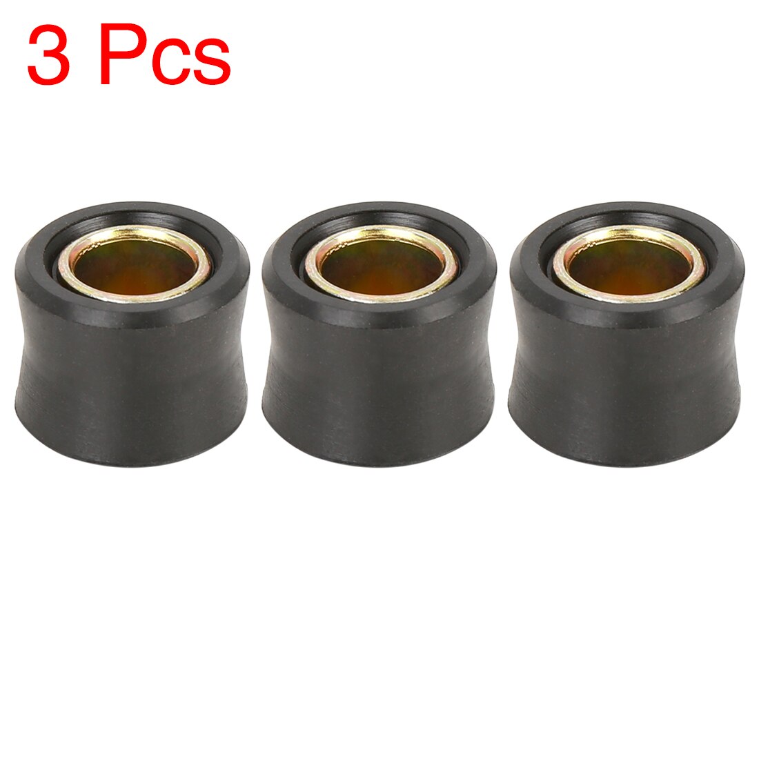 Motoforti 10mm 12mm 13mm motocicleta Scooter amortiguador trasero buje anillo de goma casquillo amortiguador de rueda 2/4/5/6/10 Uds: Transparente