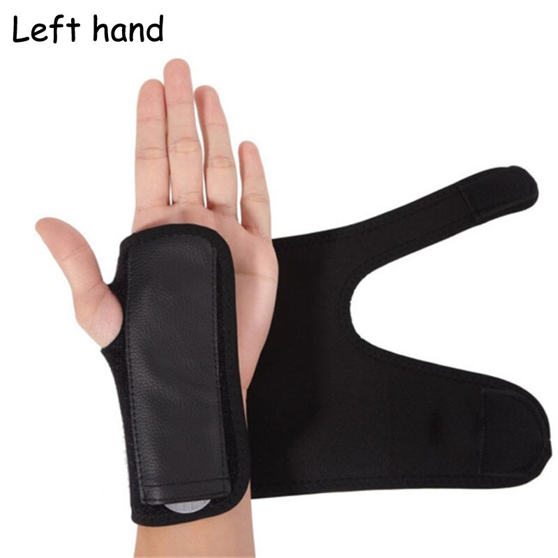 Spalk Verstuikingen Artritis Band Riem Carpaal Tunnel Hand Polssteun Brace Nuttig: left hand