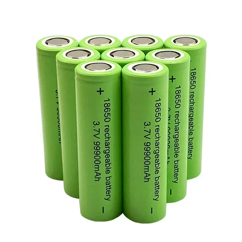 Original 18650 Battery 99900mah 3.7 V 18650 Lithium Rechargeable Battery For Flashlight Batteries Toy/electrical Charging