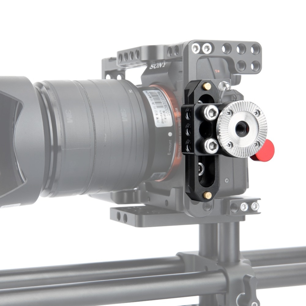 Niceyrig-braçadeira trilho nato, adaptador tipo braçadeira de liberação rápida nato, equipamento de fotografia com montagem de arri rosete, câmera dslr