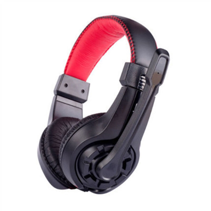 Lupuss G1 Wired Hoofdtelefoon Met Microfoon Verstelbare Over Ear Gaming Headsets Koptelefoon Lage Bass Stereo Voor Pc: G1 Red without Box