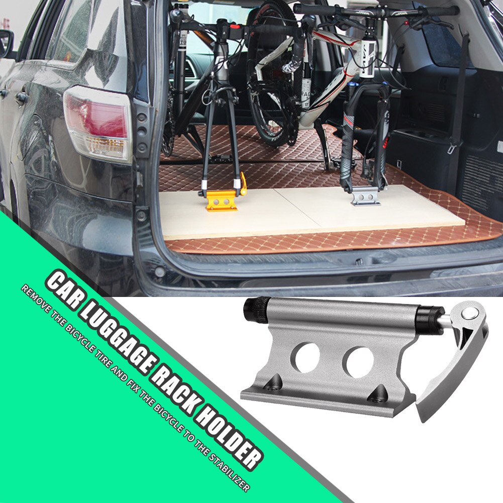 Mtb Weg Mountainbike Voorvork Standhouder Draagbare Fiets Quick Release Vaste Klem Voor Auto Travelling Rijden Levert
