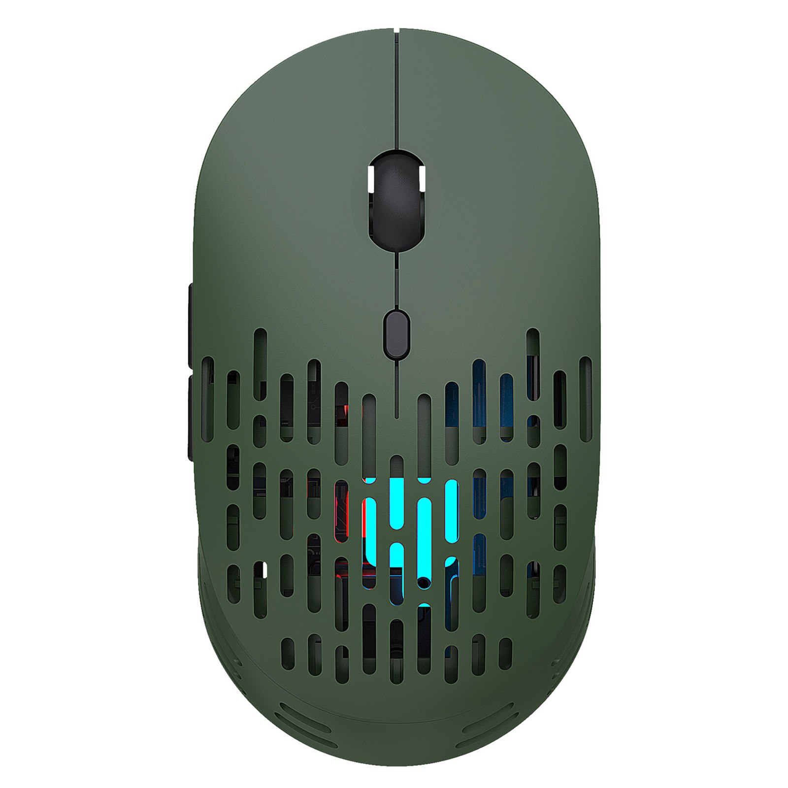 Laptop Computer Ergonomic Mice Silent 2.4G Wireless Mouse RGB LED Backlit Office Notebook Mice Mouse Pro Gamer: Camouflage