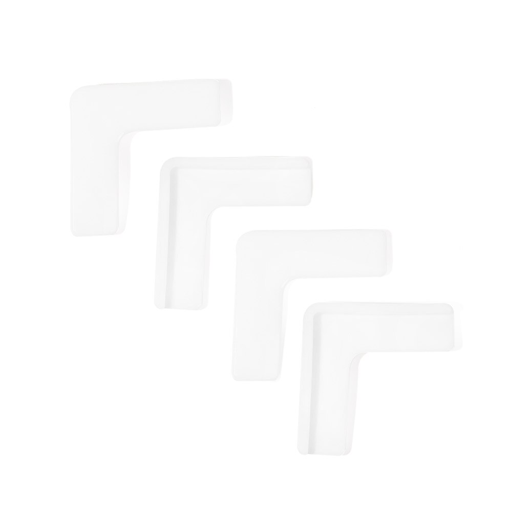 4 Stuks Baby Silicone Veiligheid Protector Tafel Hoek Bescherming Van Kinderen Anticollision Edge Hoeken Guards Cover Voor Kid: W