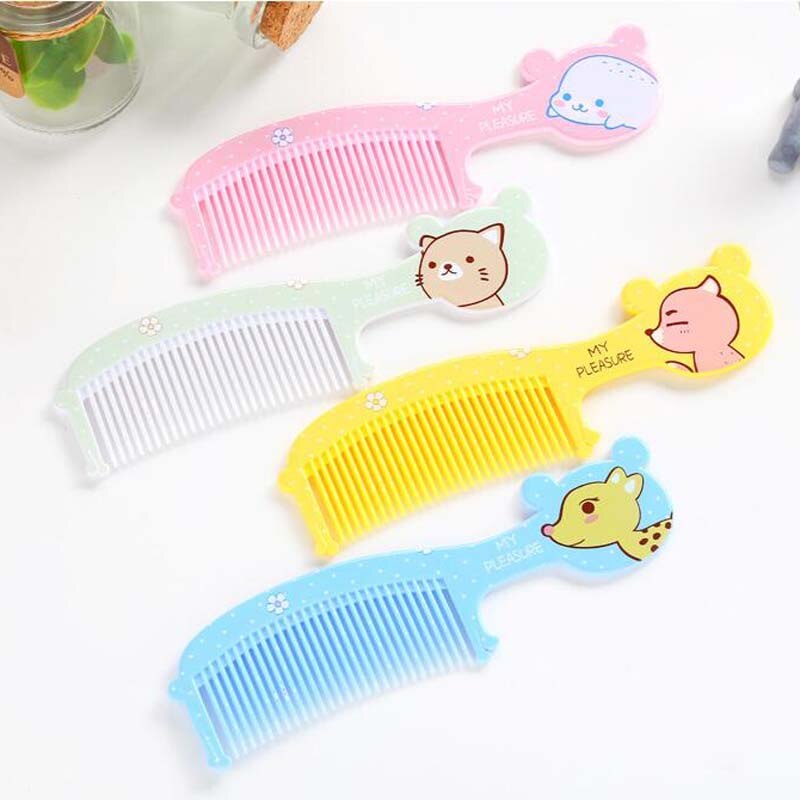 Safety Soft Baby Hair Brush Infant Comb Grooming Shower Pack Kit Color 2Pcs (1 Pcs Big + 1Pcs Small)