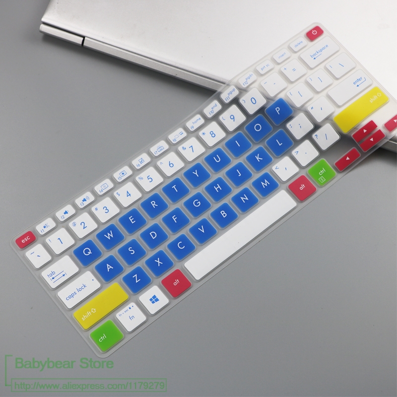 Silicone For Asus Vivobook S13 S330Un S330 S330Ua S330U Adol 13 13.3 Inch Laptop Keyboard Protective Keyboard Cover Protector: candyblue