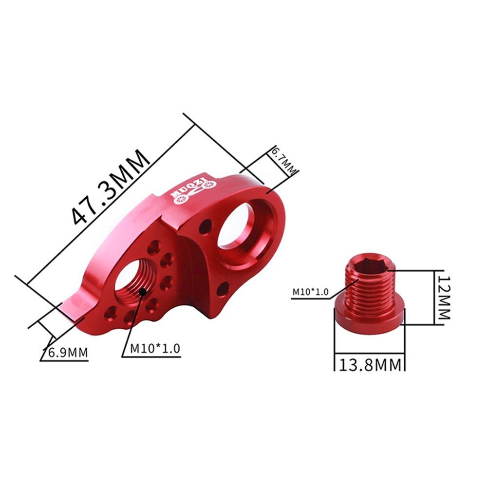 Rear Derailleur Hanger Extender Kit Bike Tail Hook Extension Aluminum Cycling Derailleur Adapter Bicycle Parts 40T 42T 46T