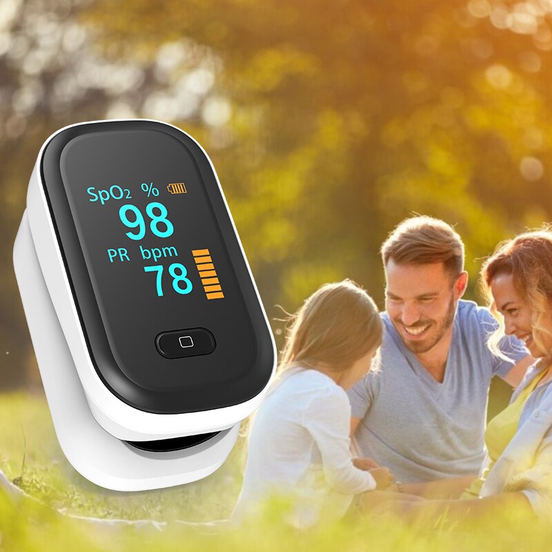 Spo 2 pr bærbart finger puls oximeter oled digital puls oxymeter oximetro de dedo blod iltmætning måler saturometro