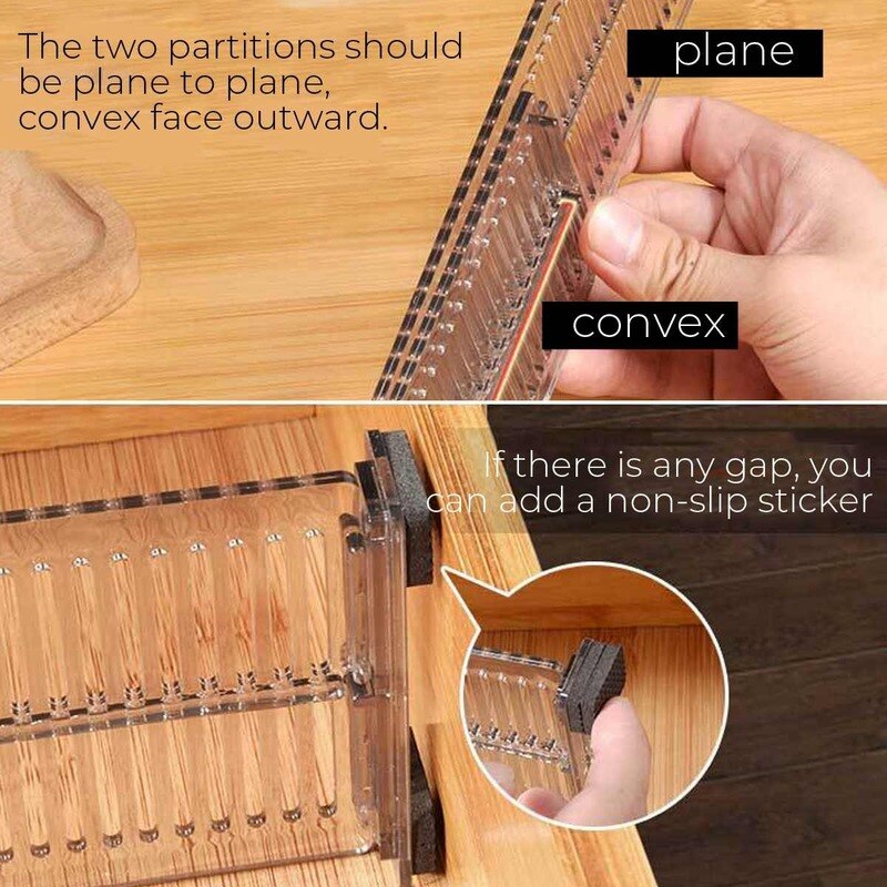 2/4Pcs set Plastic Drawers Separator Divider Cabinet Adjustable DIY Wardrobe Storage Partition Sundries Classification Organizer