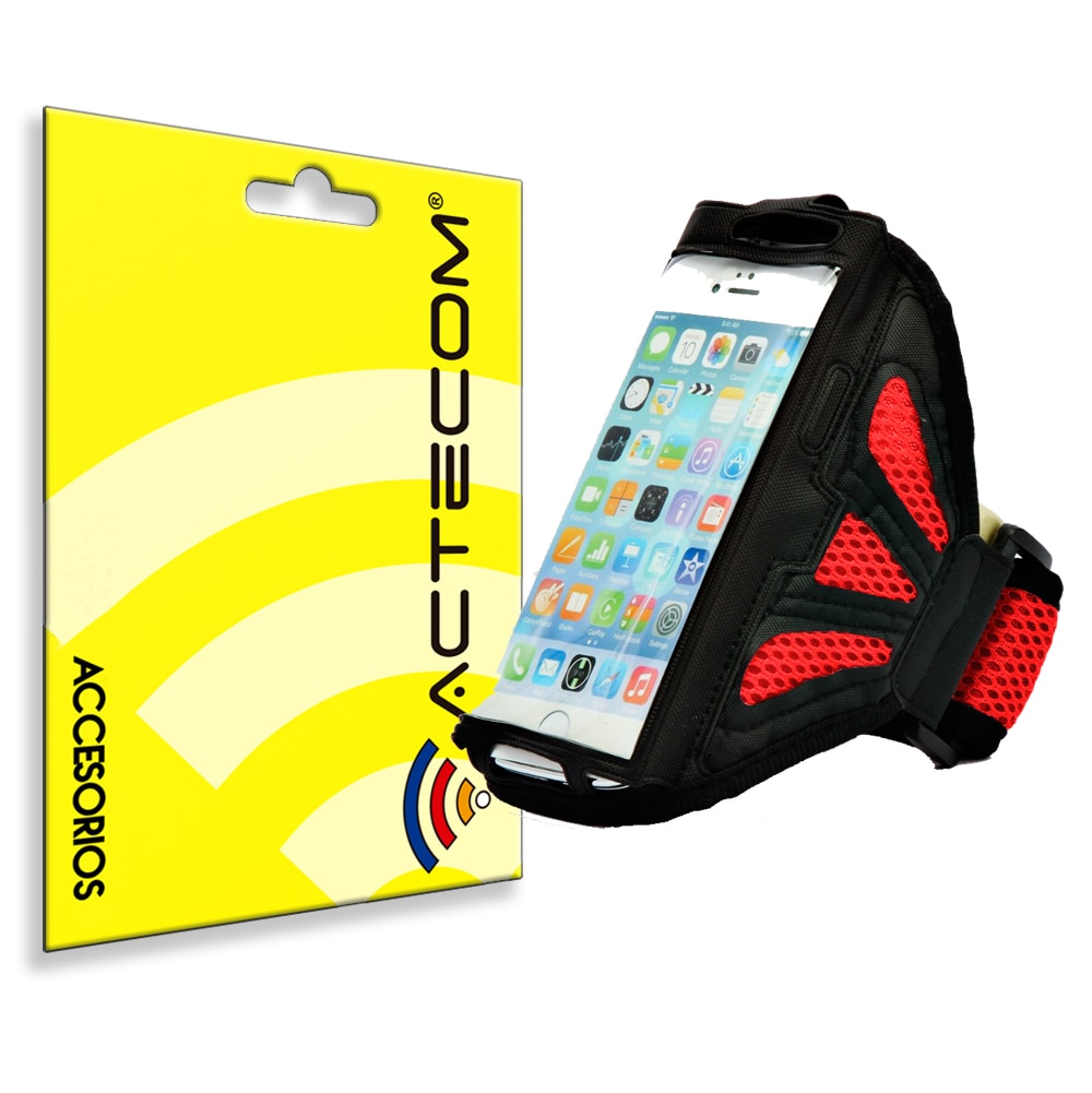 ACTECOM-CINTA de pelo PARA IPHONE SE 5 5S 5C, BRAZALETE deportivo PARA CORRER