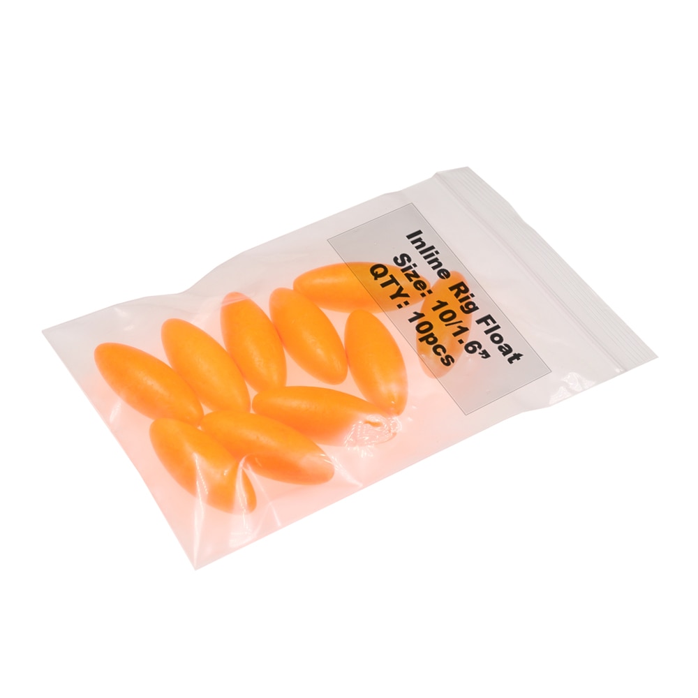 100PCS 1.4 "1.6" Ovale Vissen Rig Float Foam Bobbers Voor Karper Meerval Pompano, Whitings, corvina, Snappers Rigs Maken