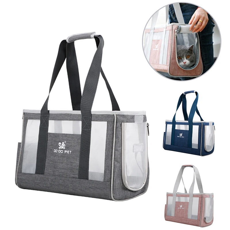 Cat Carrier Bag Breathable Transporter Pet Bag Portable Puppy Single Shoulder Bags Travel Carrier for Cat Dog Pets Handbag