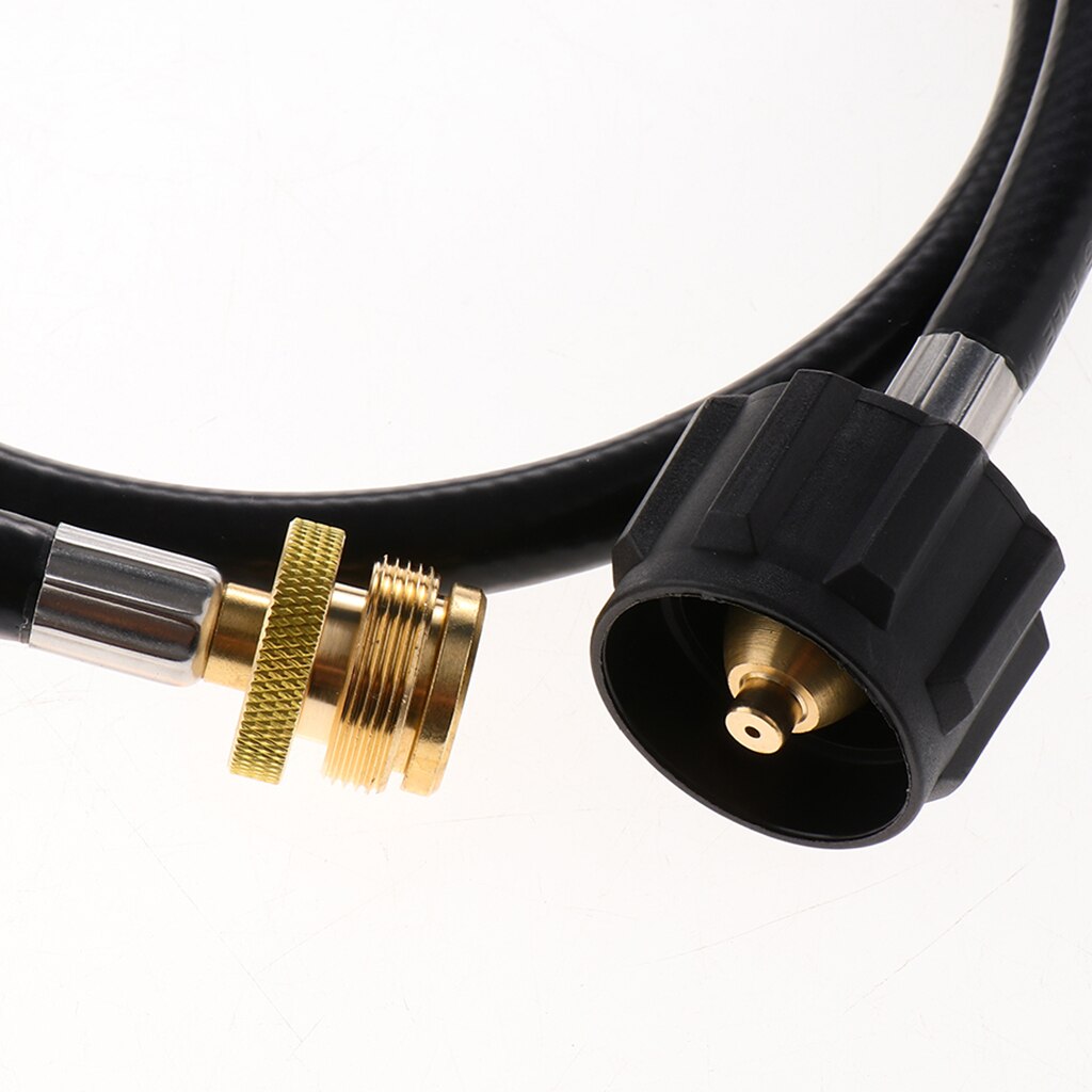 Brass QCC Connector Gas Adapter Connecting Pipe ACME 20 PSI, CSA Safety Certification and Excellent Sealing