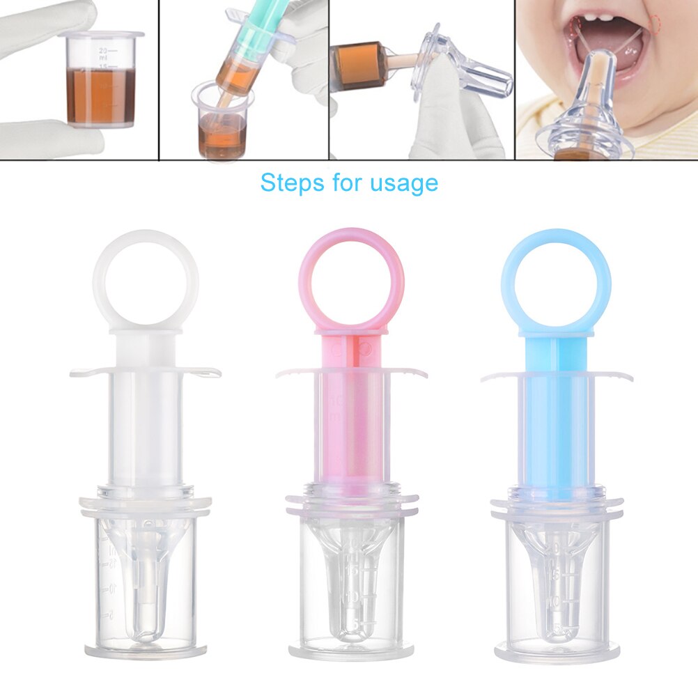 Utensilios de alimentación alimentador de aguja, dispensador cuentagotas de medicina para apretar, chupete, dispensador de medicina inteligente para bebés y niños