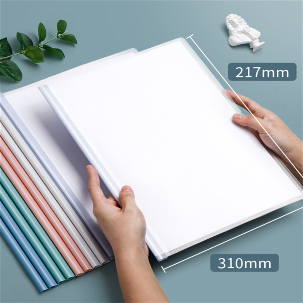 10 stk  a4 morandi farge papir mappe dokument stang klemme fil emballasje kvitteringsholder klistremerker lagring kontorrekvisita