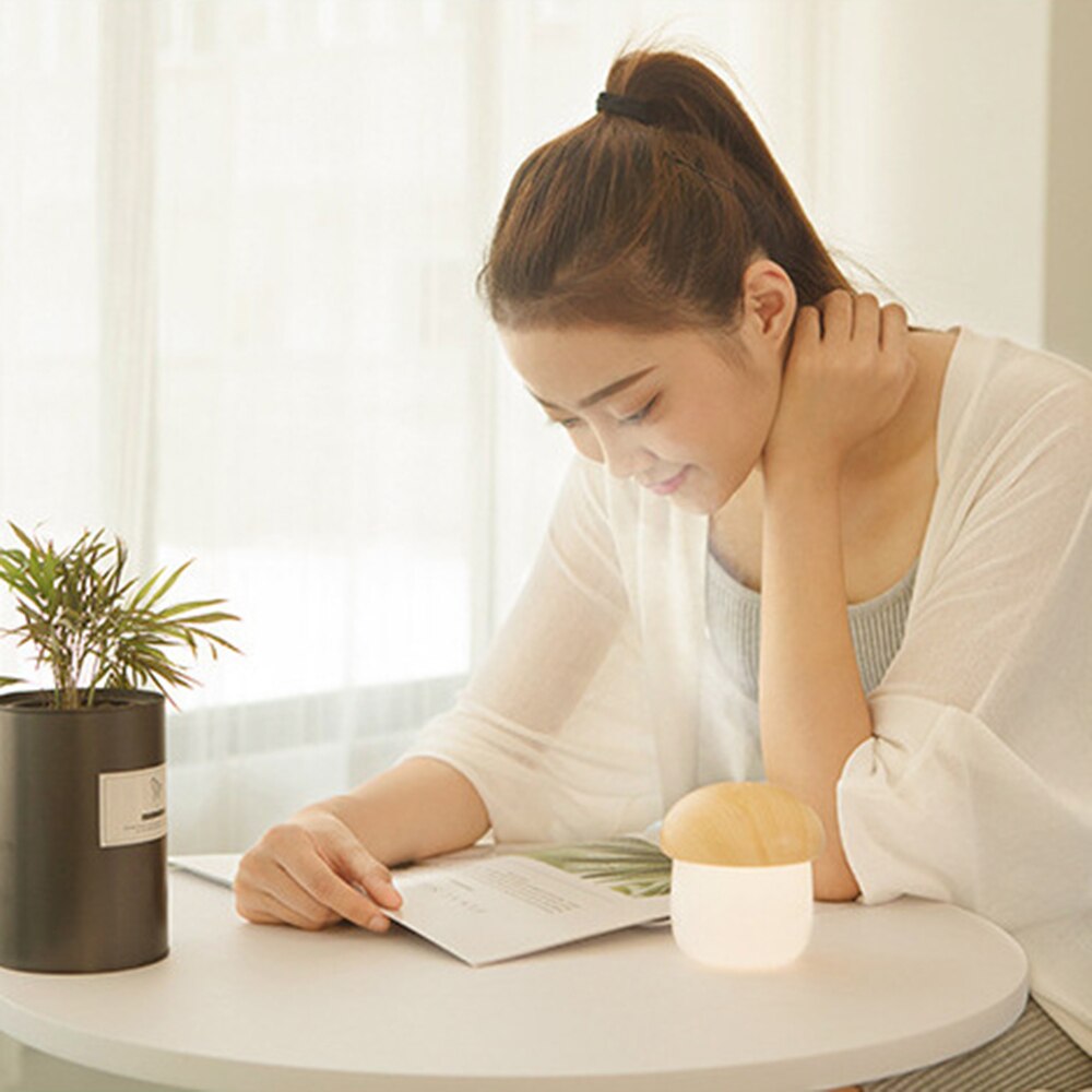 mini powietrze nawilżacz mgła powietrze Grzyb Humificador ultradźwiękowy fajny z noc światła biurko osobisty przenośny USB Dom Accessoires