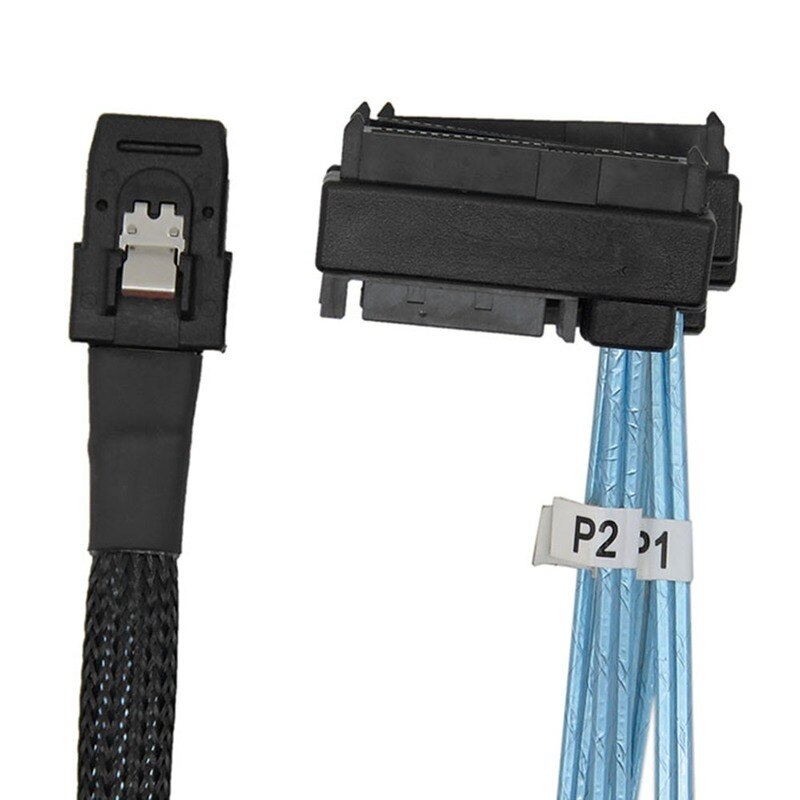 Mini 4 sas hårddiskar 36- stift sff -8087 to 4 sas 29- stift sff -8482 kabelkontakter med 15 stift sata strömkontakt controller