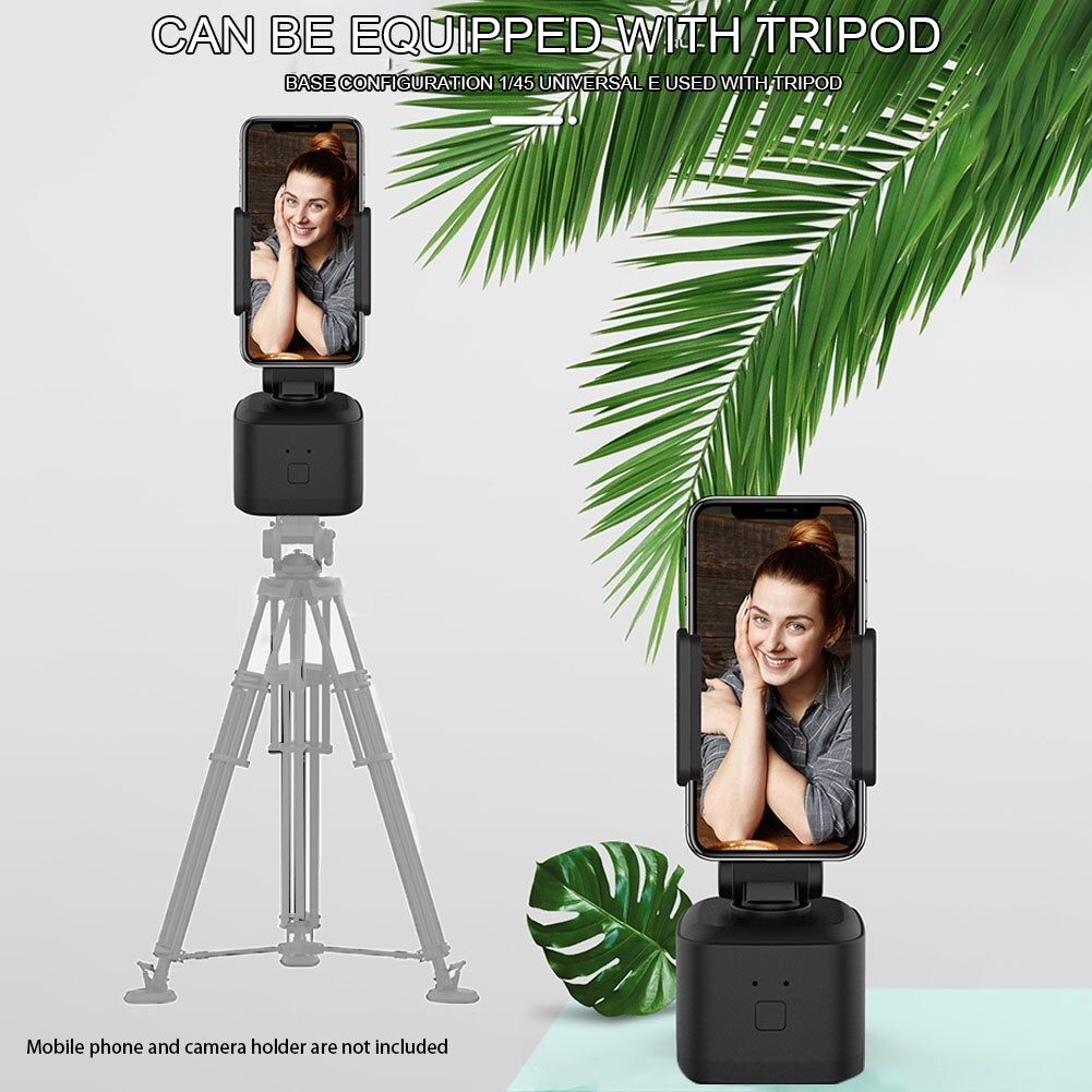 Gimbal Stabilizer USB Charging 360 Degree Rotation Auto Smart Shooting For Smartphones Photography Countdown