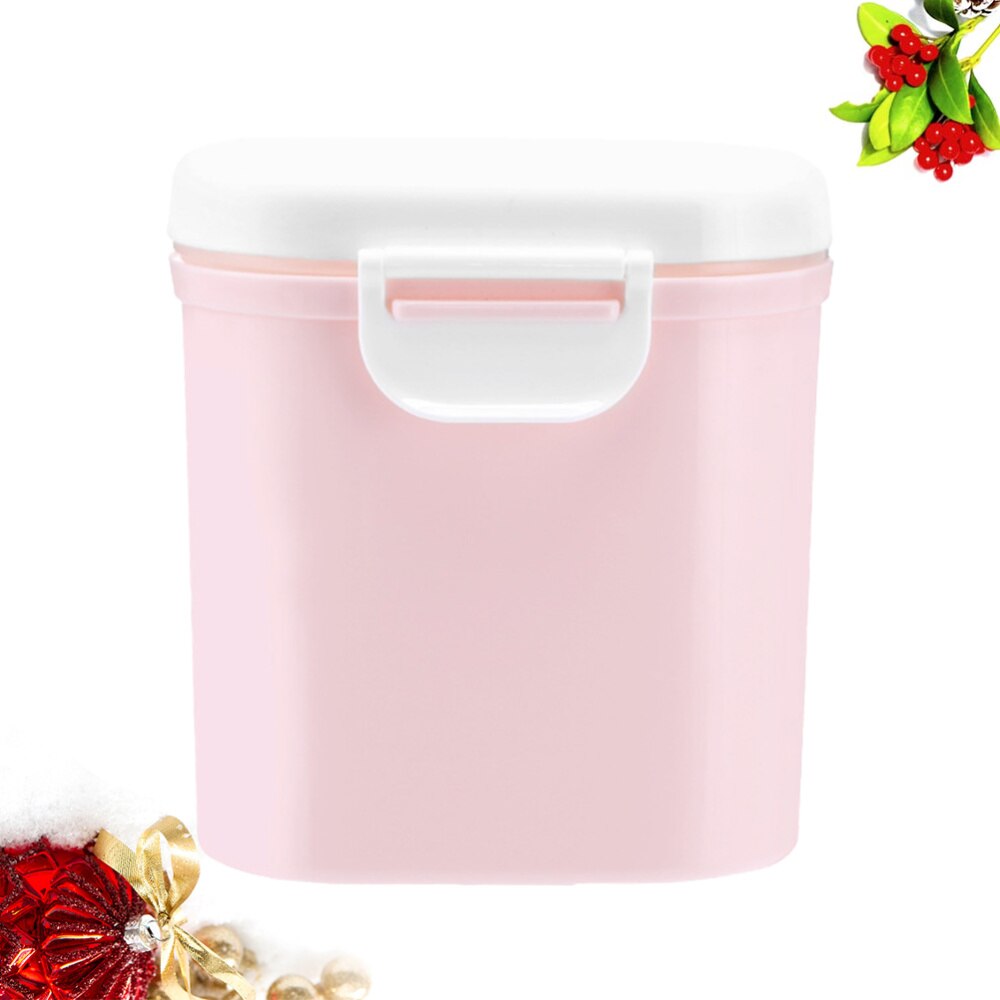1pc Large Capacity Milk Powder Box Sealed Storage Tank Storage Container Multifunctional Sealed Box for Home (L Sky-blue): Pink