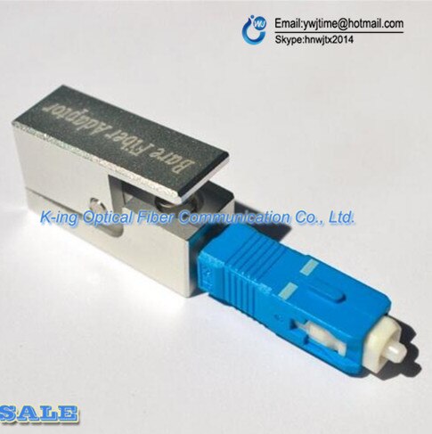 SC square bare fiber adapter flange Bare fiber adapter