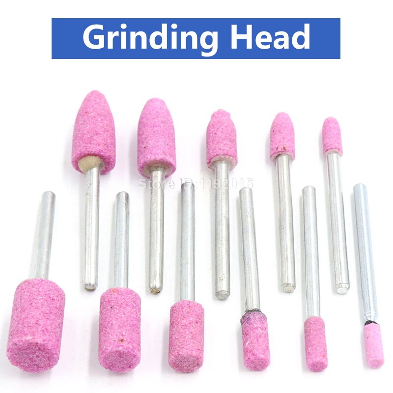 1Pc 3mm Shank Cylindrical Fibre Grinding Head Fiber Wheel Abrasive Tip Nylon Wheelhead High-speed Power Buffing Polishing Stone