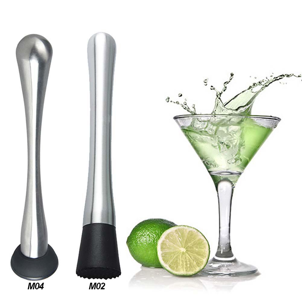 Muddler Rvs Bar Mixer Bar Mojito Cocktail Diy Drinken Fruit Muddler Verpletterd Ijs Bar Tool Hfing