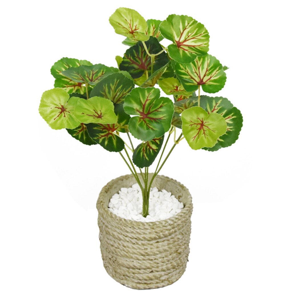 2Pcs Simulation Plant Leaves Plastic Green Plant Decoration For Living Room Balcony Office Artificial Plant Flower Decoration
