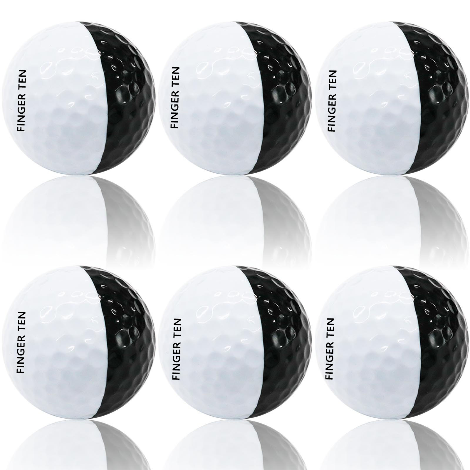 Bolas de Golf profesionales, pelota de práctica para interior y exterior, accesorios de entrenamiento deportivo, juego de competición, , 6 piezas: 6Pcs