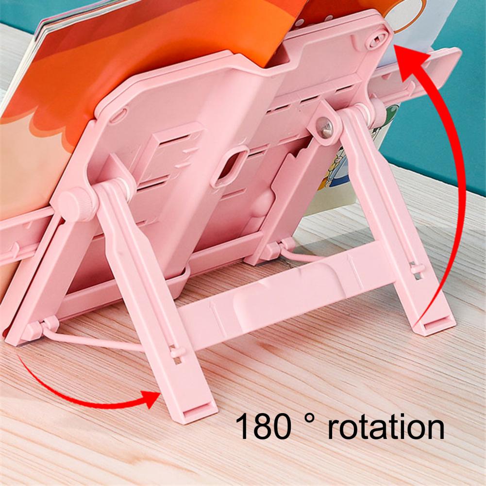 Portable support de livre rétractable support de Livre livre Support De Lecture Support Serre-livres Bureau Maison Lecture Bibliothèque boekenstandaard