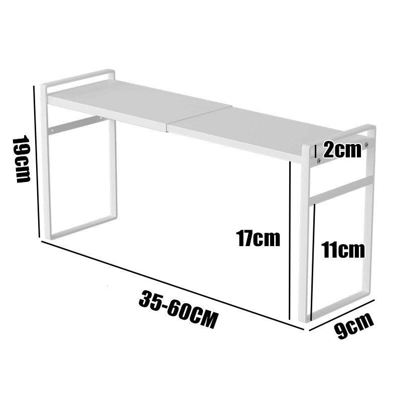 Retractable Kitchen Cabinet Storage Shelf Organizer Rack for Kitchen Bathroom Pantry Spice Cupboard Home Storage Shelf: Yellow