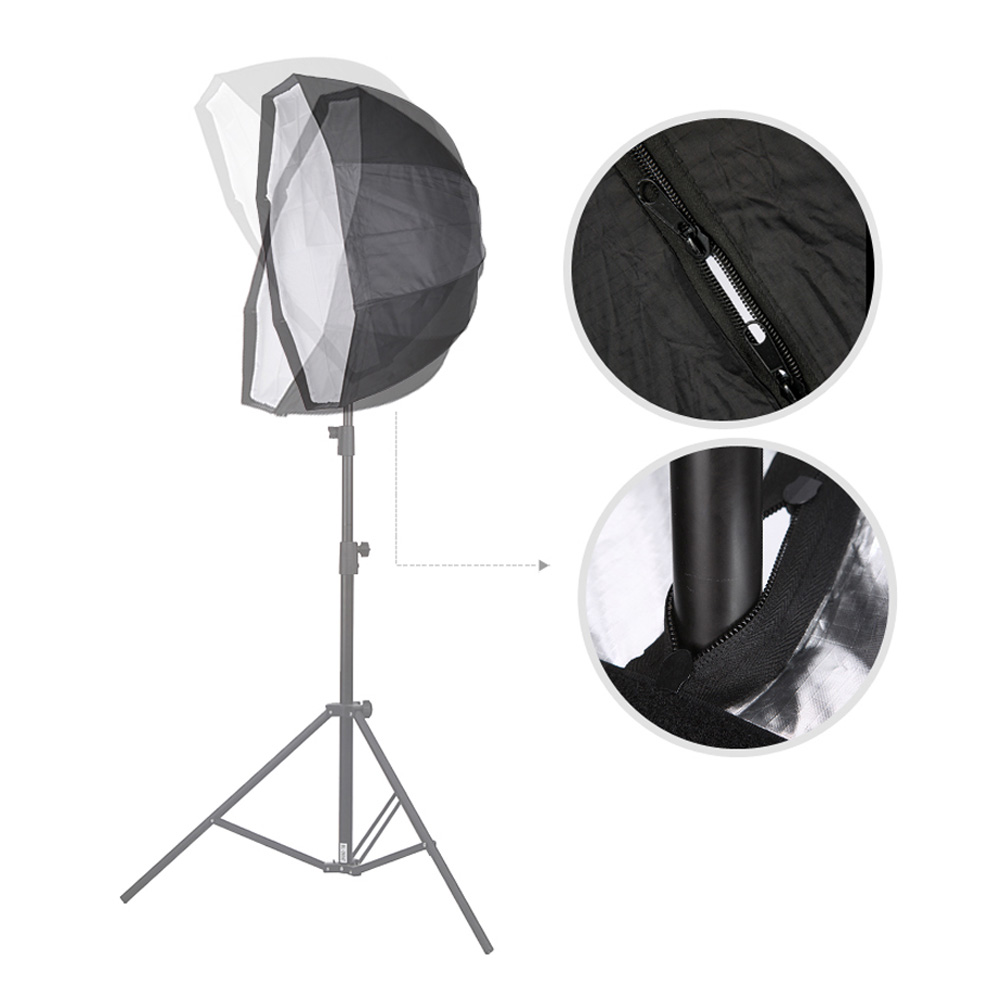 Godox 120cm/47,2 in Tragbare Falten Achteck Softbox Regenschirm Brolly Reflektor Foto Studio Blitz Speedlite Reflektor Diffusor