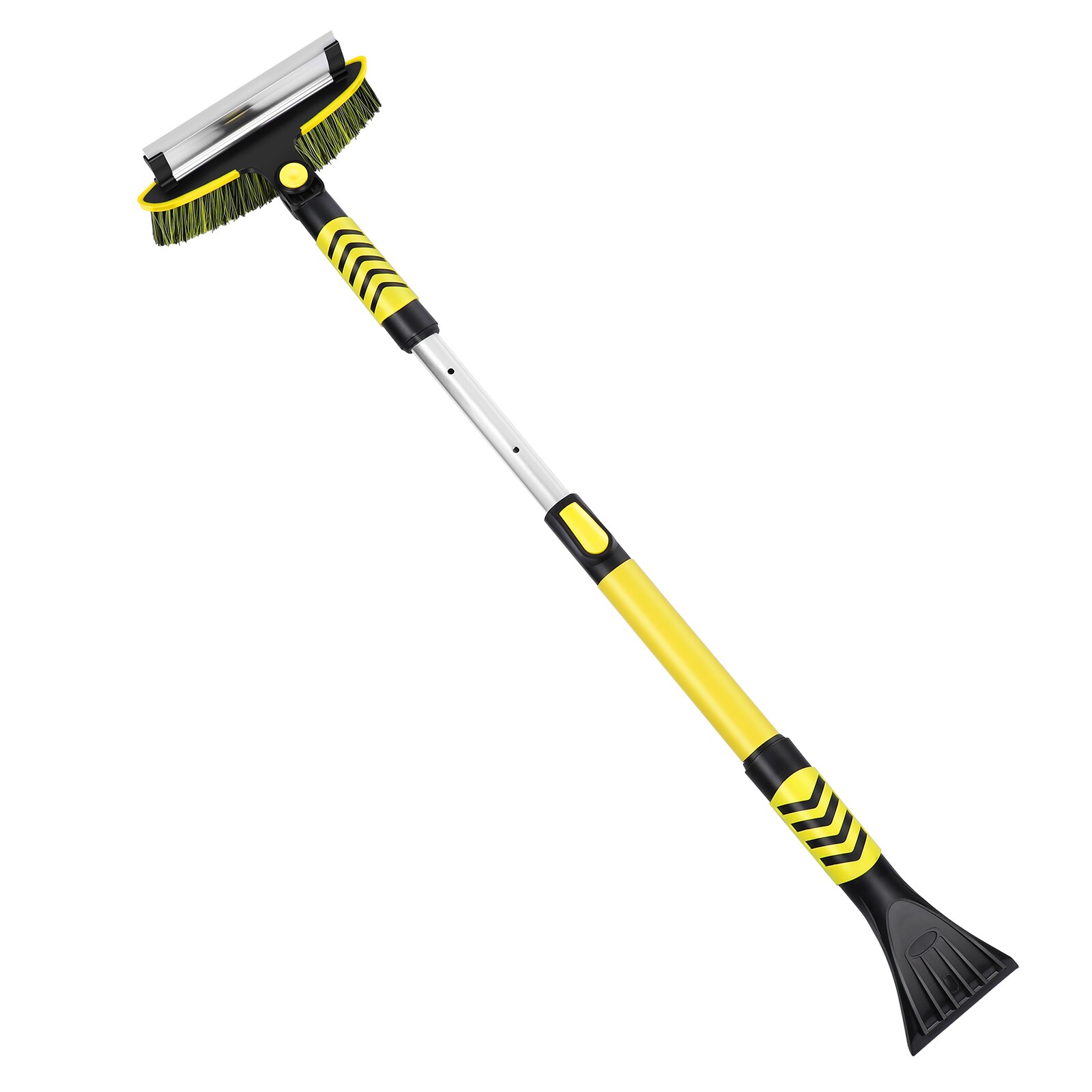 1pc Multifunctional Extendable Snow Scraper Ice Removal Broom for Roof Car Glass: Default Title