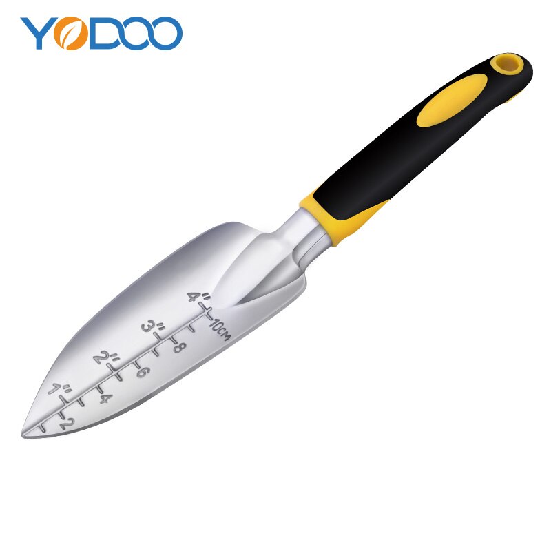 Juego de Mini herramientas de jardín, pala rastrillo, paleta de suelo, herramienta de siembra para niños al aire libre, pala Manual portátil con mango de PVC: Scale Shovel