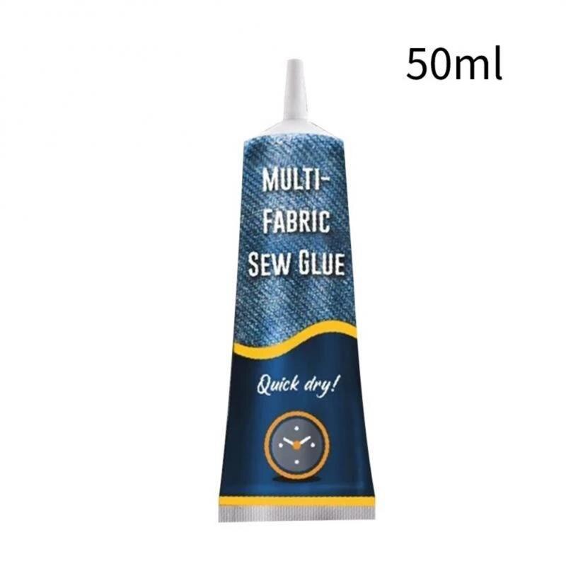 50Ml Vloeibare Instant Stof Naaien Lijm Leer Transparante Kit Secure Sneldrogende Lijm Vloeibare Naaien Ultra-Stick Stitch levert: Default Title