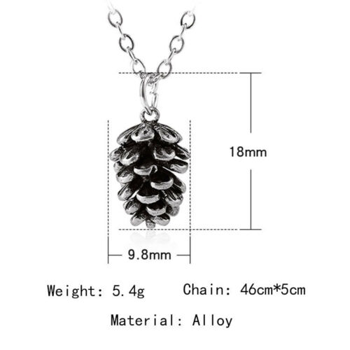 Acorn fruit Leuke Dennenappel Dennenappel pijnboompitten hanger Ketting Bos sieraden