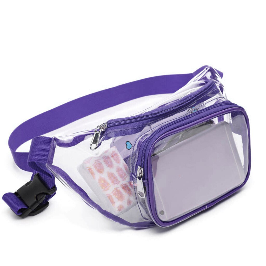 Aelicy Klar Fanny Pack Für Frauen Männer Wasserdicht Taille Tasche Nette Harajuku Geldbörse Transparente Beutel Verstellbaren Gürtel Taschen 1231