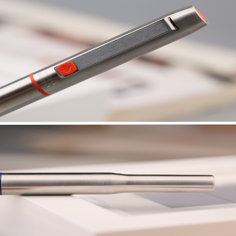 MAJOHN B25 Ball Point Pen/Fountain Pens, Metal Rod Smooth Fine Writing Lines Compact Portable Calligraphy Study School Supplies